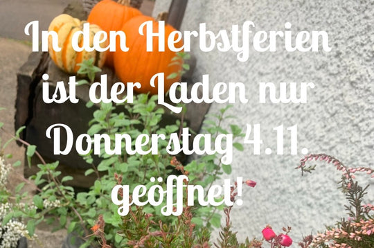 Wir machen Herbstferien!
