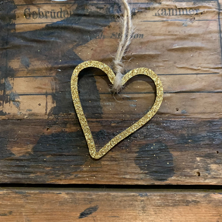 Geschenkanhänger mit Glitzer von ib laursen