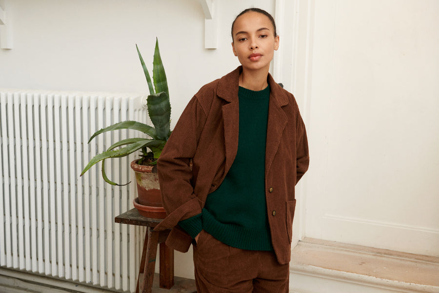 Cherry Cordjacke von basicapparel