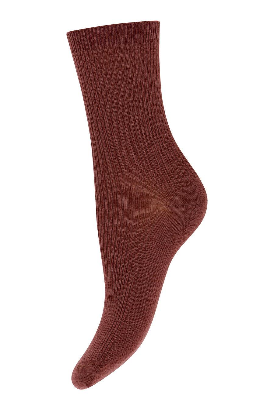 Fine Wolle Rib Socken von mpdenmark