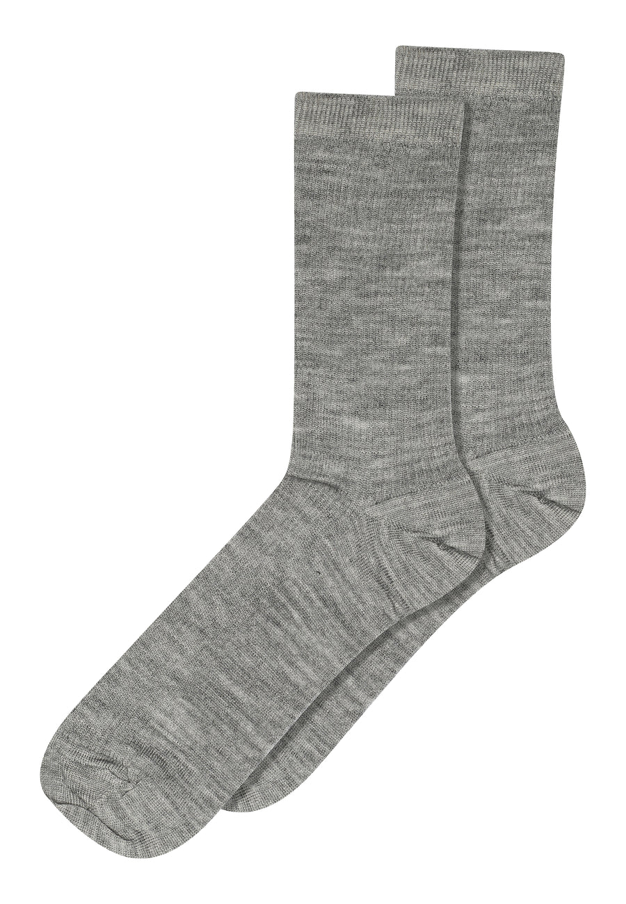 Fine Wolle Rib Socken von mpdenmark