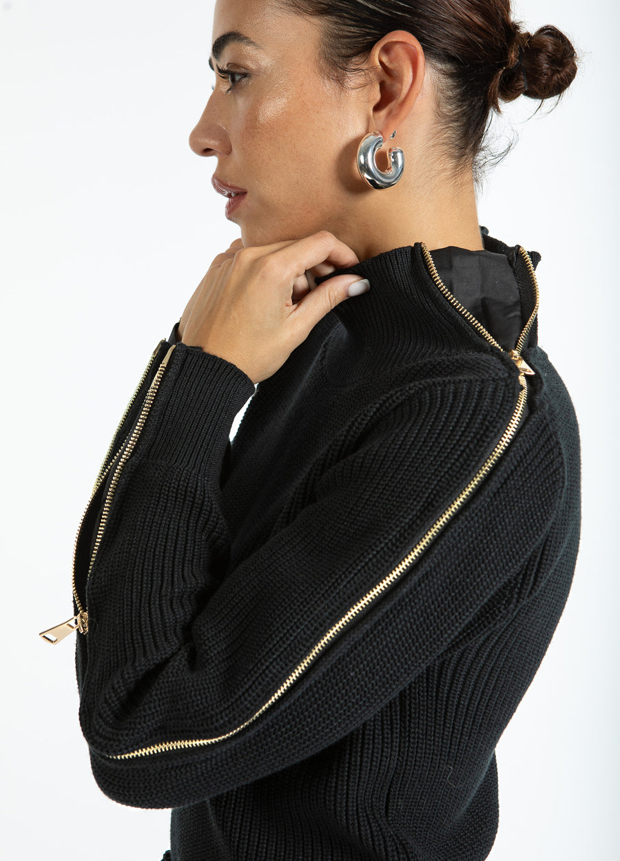 Sweater mit Zipper von Coster Copenhagen