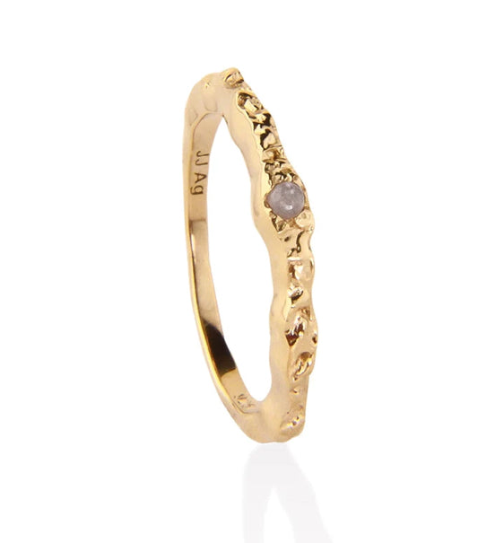 I AM GOLD Moonstone Ring von Jeberg Jewellery