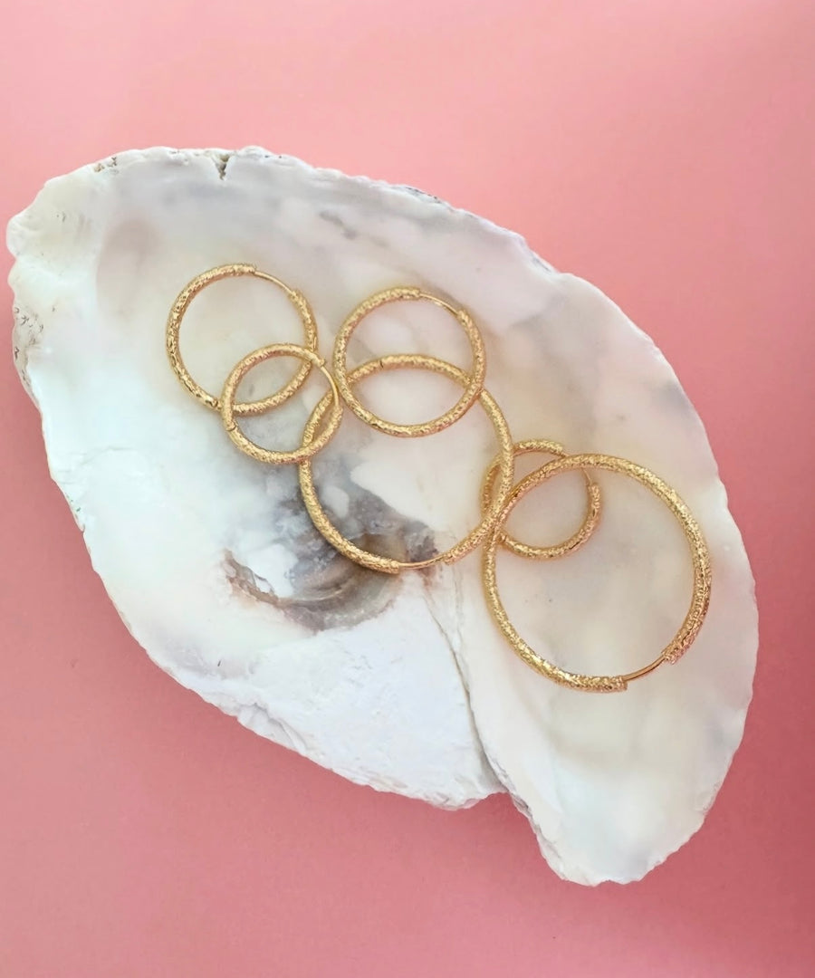 Gia Hoops Brushed von Friihof+Siig