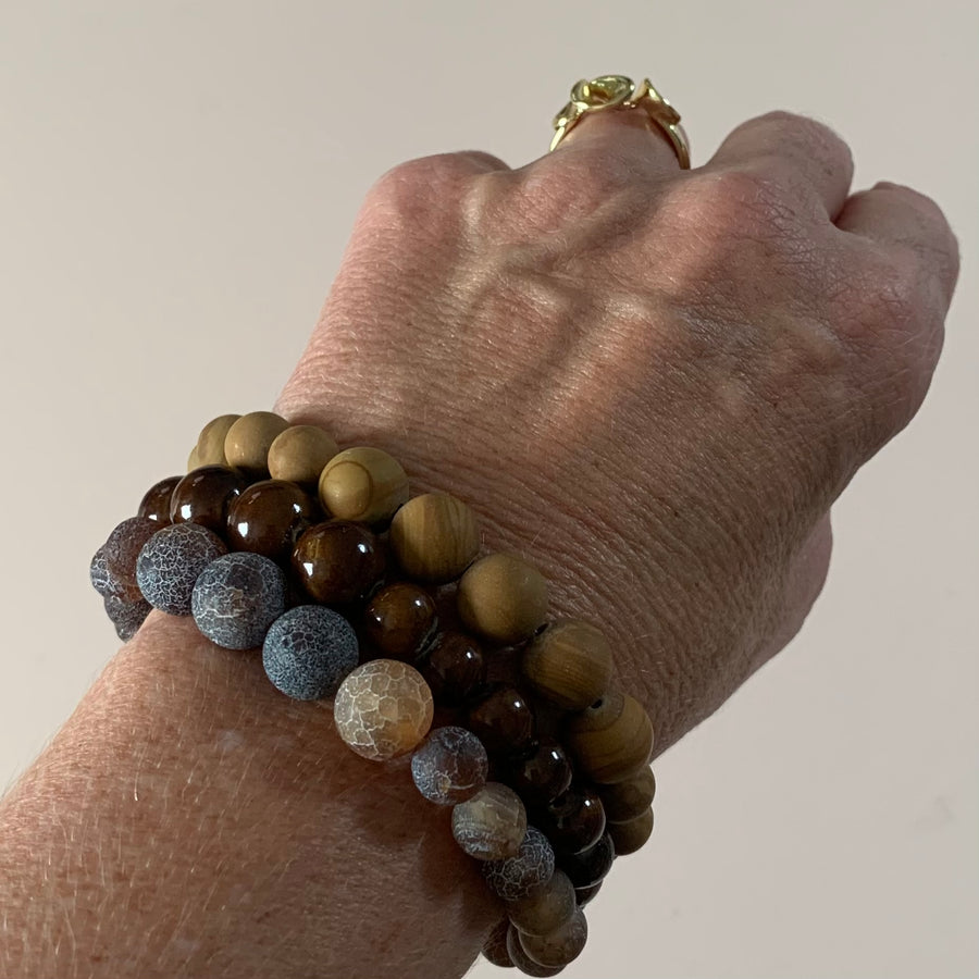 Halbedelstein Armband von Friihof + Siig
