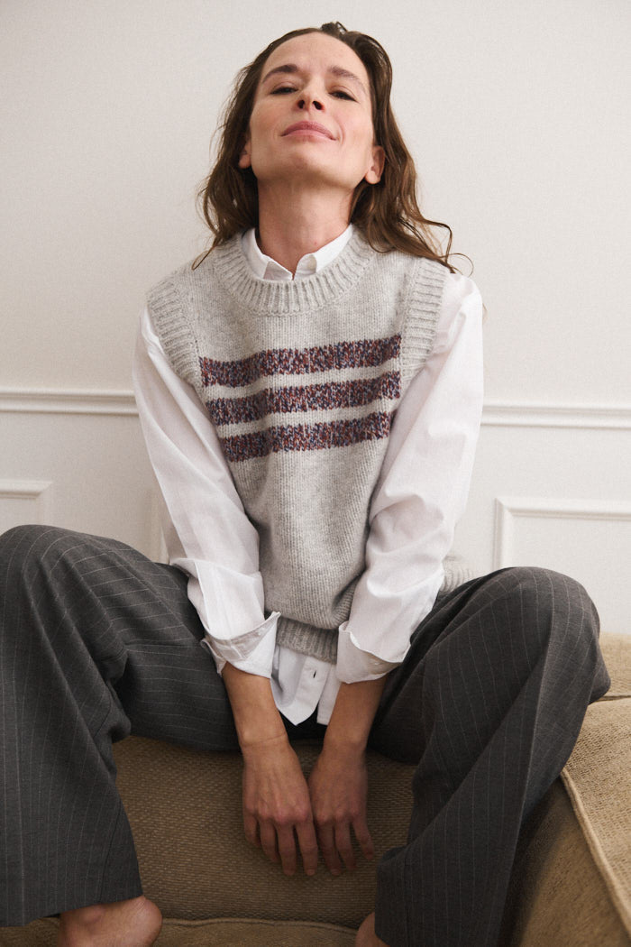 Blanche Weste von basicapparel