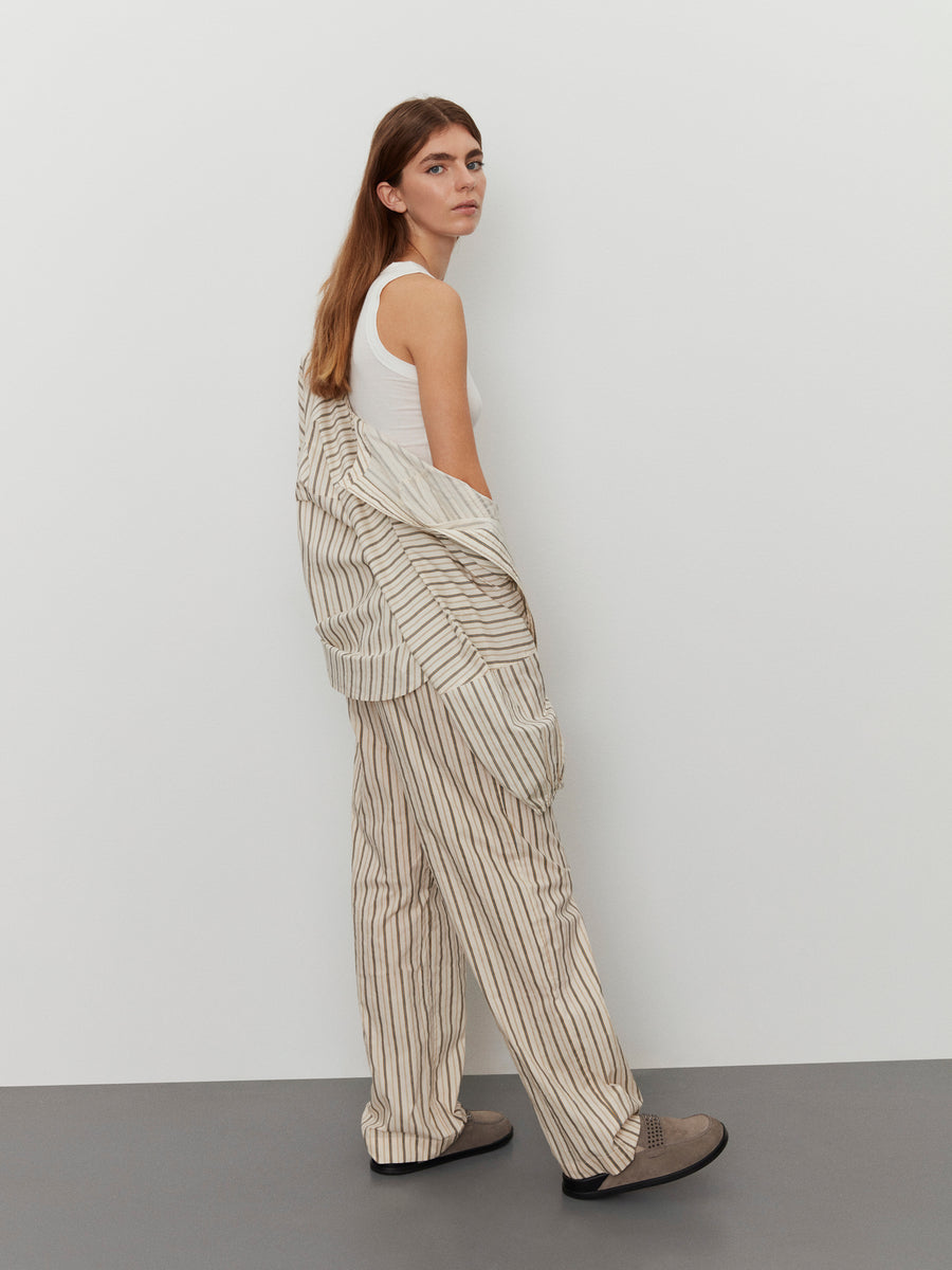 Offwhite Streifen-Bluse von Sofie Schnoor