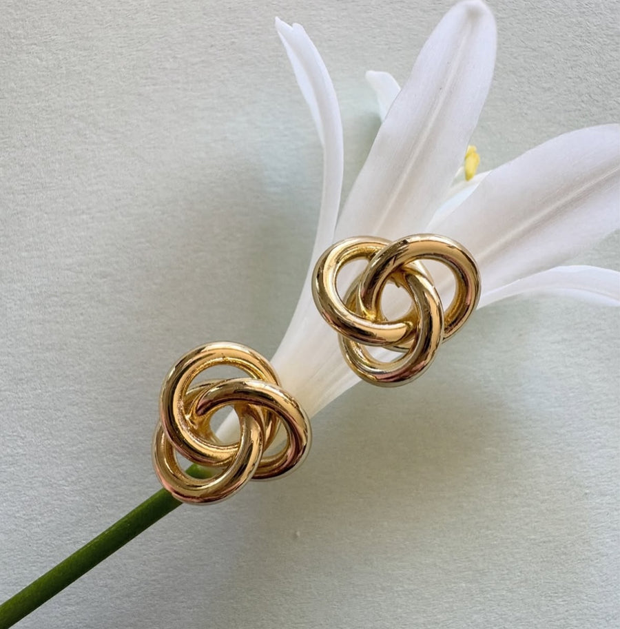 Knoten Ohrringe von Friihof + Siig