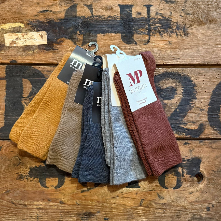 Fine Wolle Rib Socken von mpdenmark