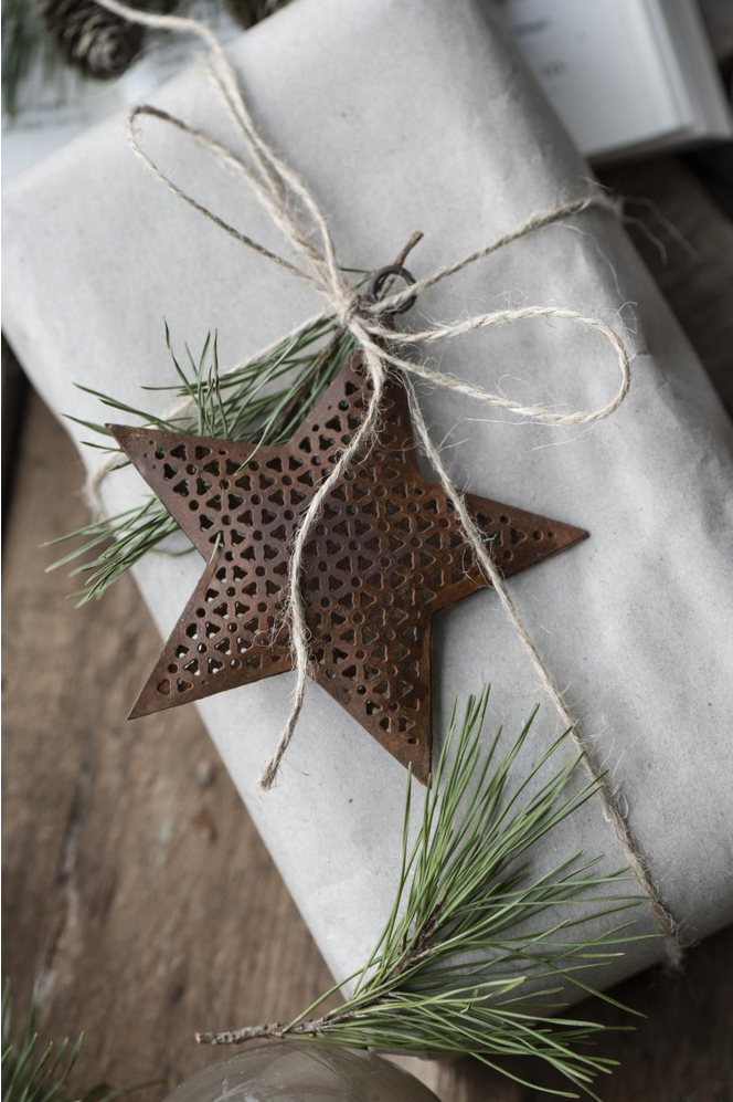 Tannenbaumschmuck Metall Stern von ib laursen