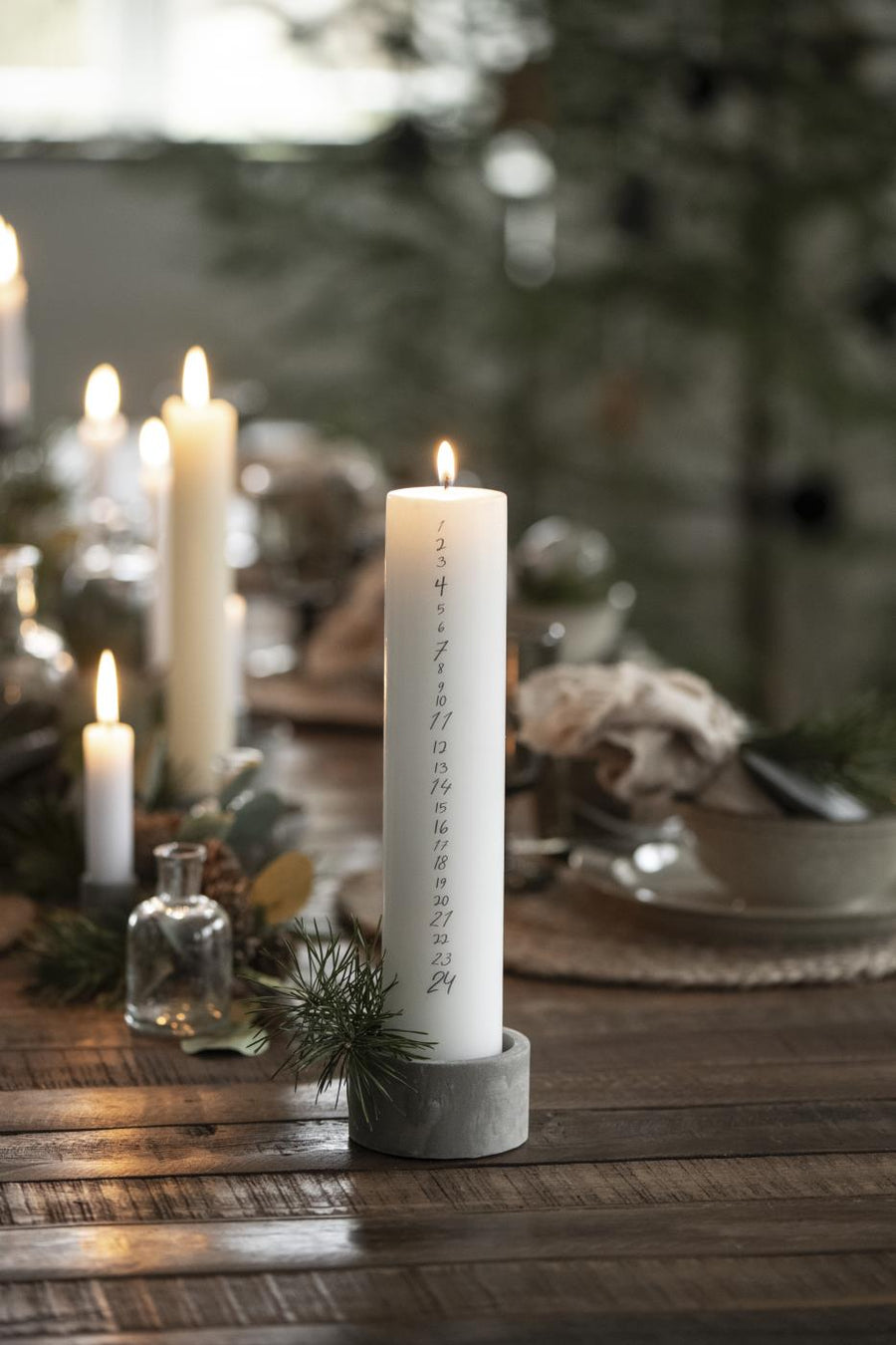 Weihnachtskerze 1-24 von ib laursen