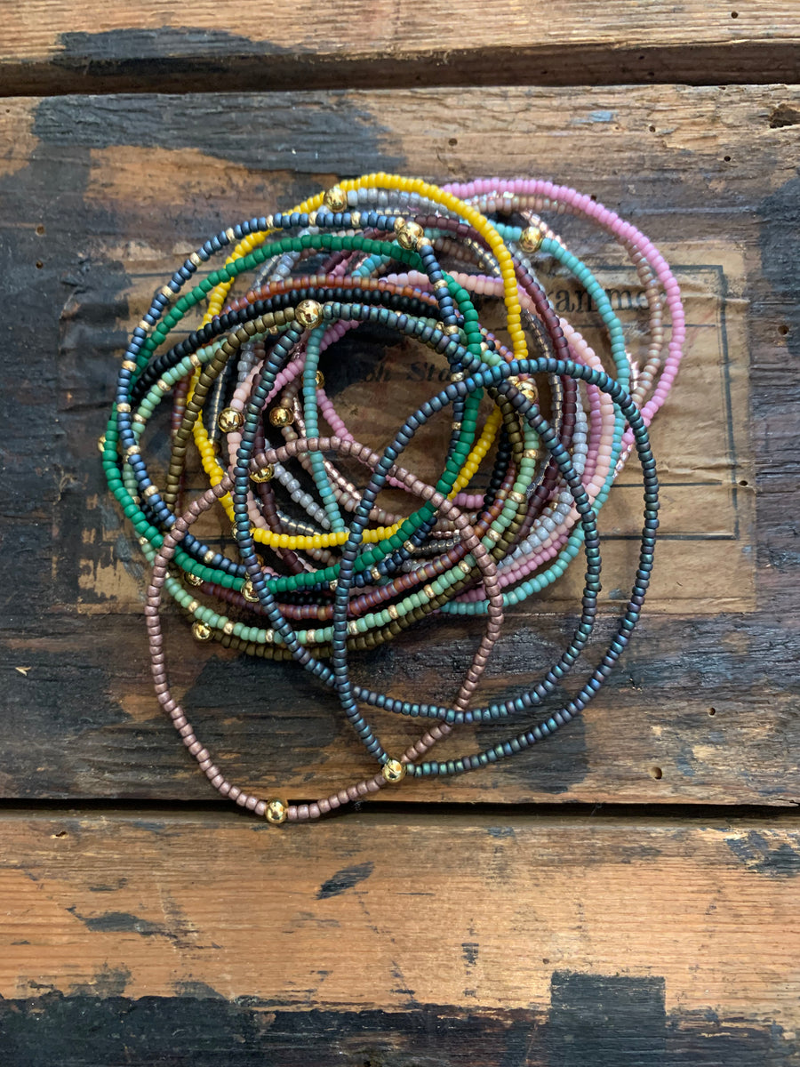 Armband mit Toho-Perlen von Friihof+Siig
