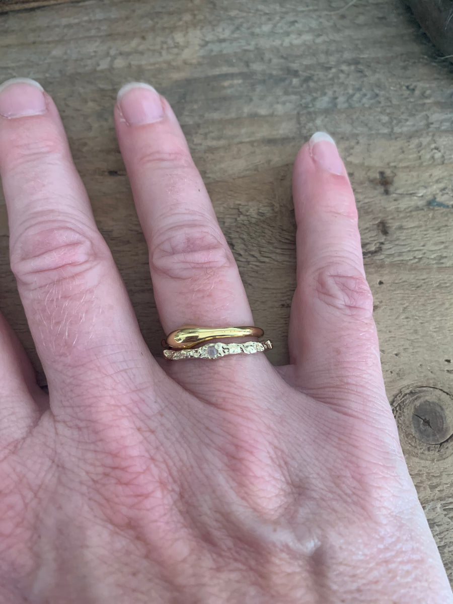 I AM GOLD Moonstone Ring von Jeberg Jewellery