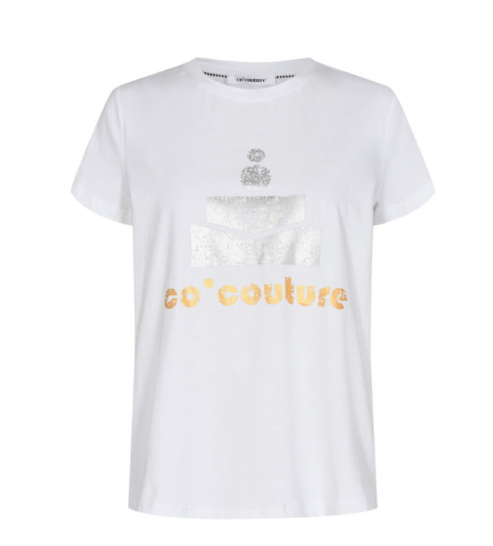 Coco Metallic Tee von co’couture